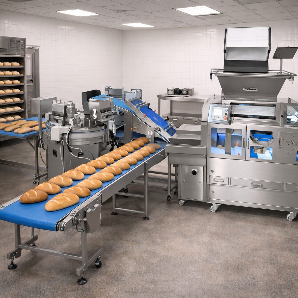 linka na vyrobu chleba